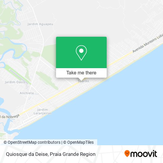 Quiosque da Deise map
