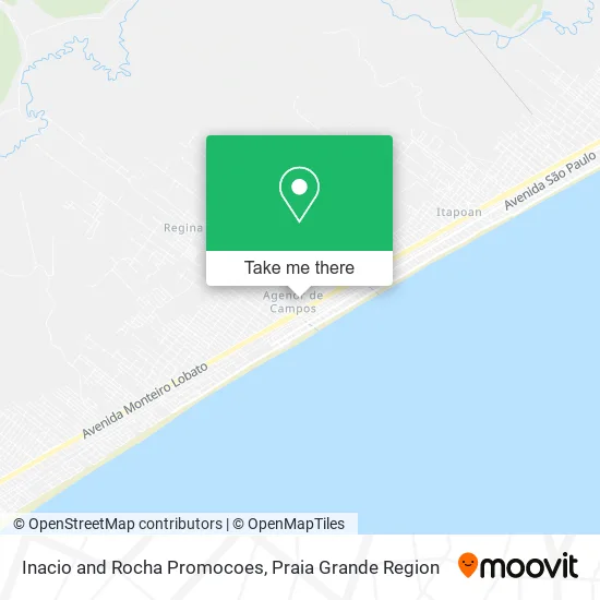 Inacio and Rocha Promocoes map