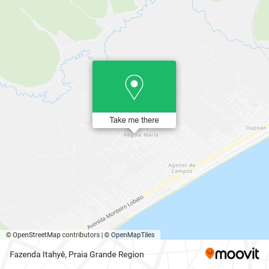 Fazenda Itahyê map