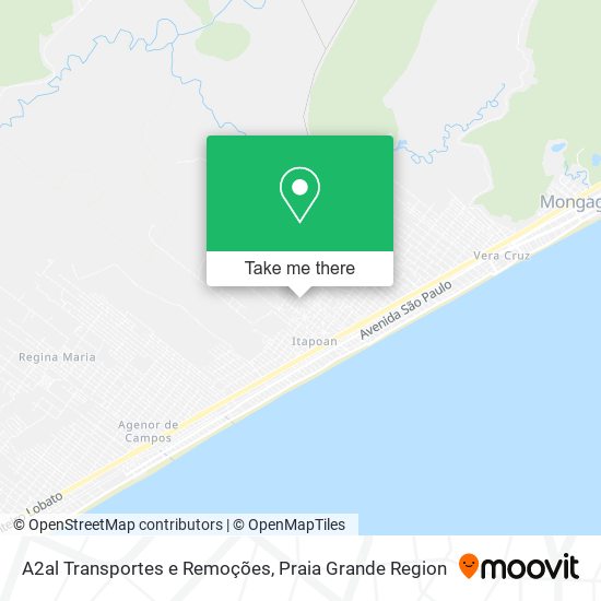 A2al Transportes e Remoções map