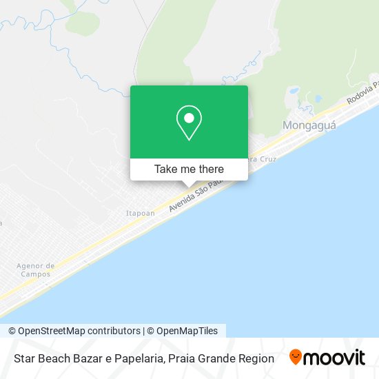 Star Beach Bazar e Papelaria map