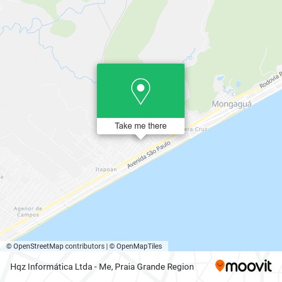 Hqz Informática Ltda - Me map