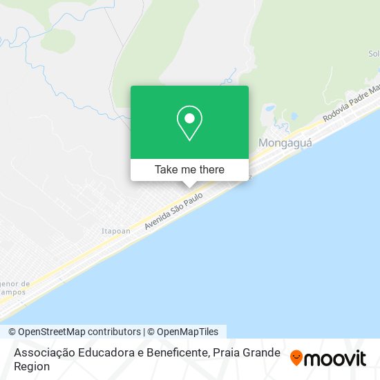 Associação Educadora e Beneficente map