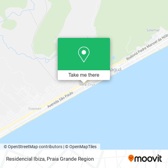 Residencial Ibiza map