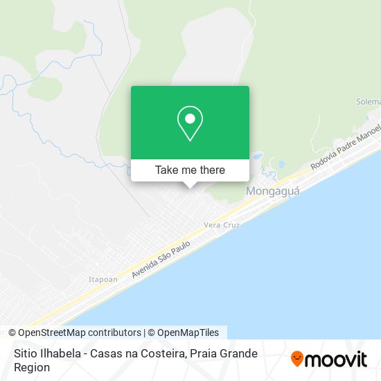 Sitio Ilhabela - Casas na Costeira map