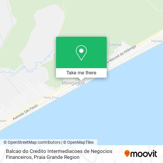 Mapa Balcao do Credito Intermediacoes de Negocios Financeiros