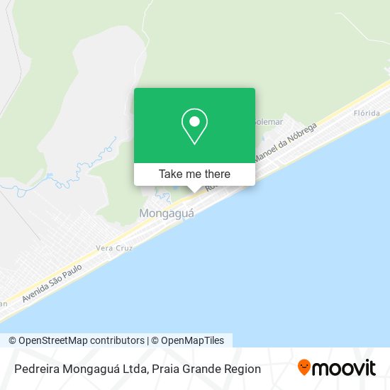 Pedreira Mongaguá Ltda map