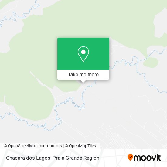 Chacara dos Lagos map