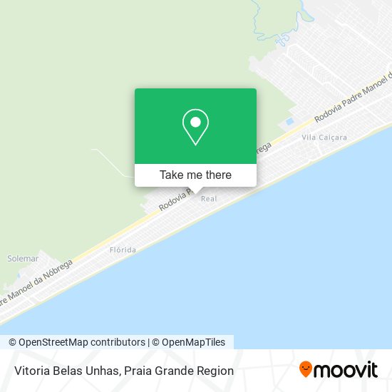 Vitoria Belas Unhas map