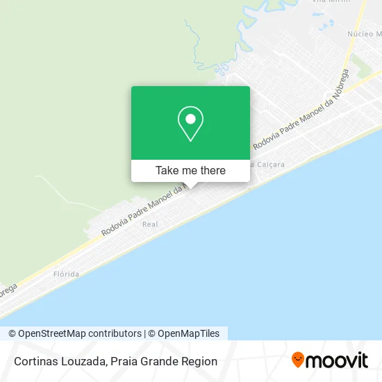 Cortinas Louzada map