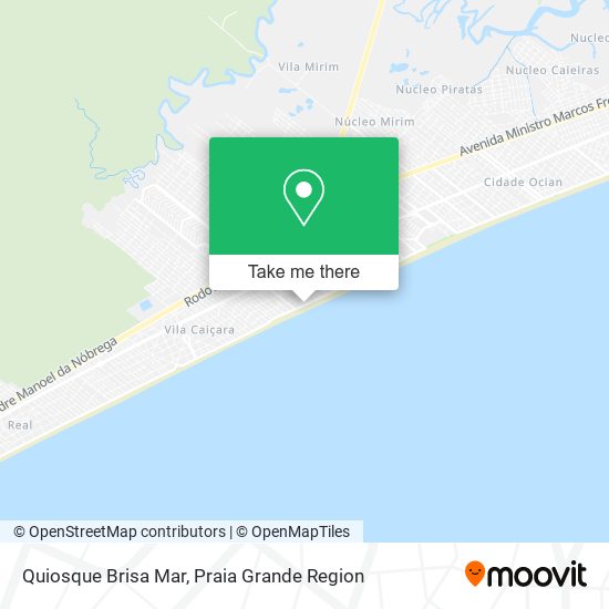 Quiosque Brisa Mar map