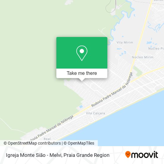 Mapa Igreja Monte Sião - Melvi