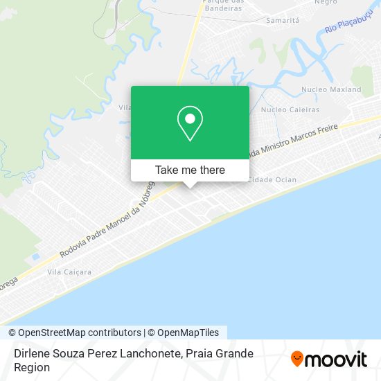 Mapa Dirlene Souza Perez Lanchonete