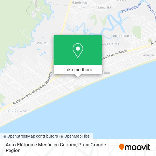 Mapa Auto Elétrica e Mecânica Carioca