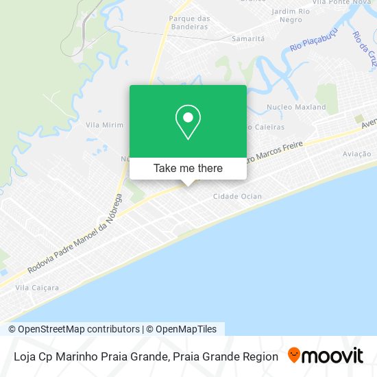 Loja Cp Marinho Praia Grande map