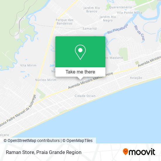 Mapa Raman Store