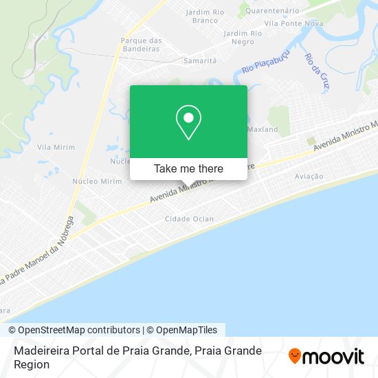 Mapa Madeireira Portal de Praia Grande