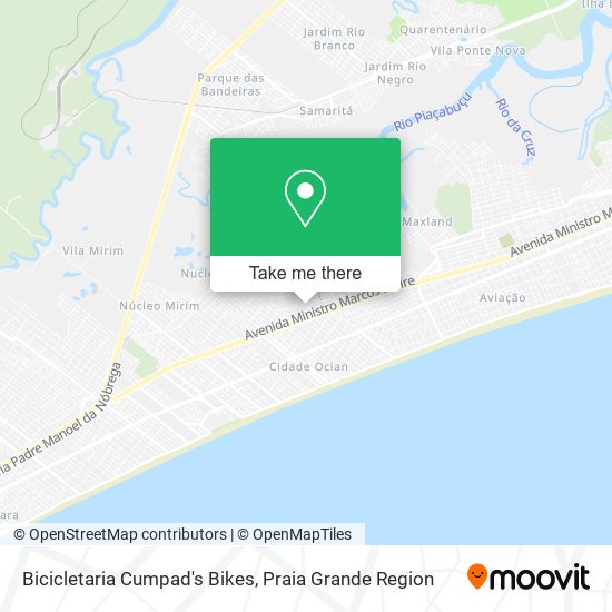 Bicicletaria Cumpad's Bikes map