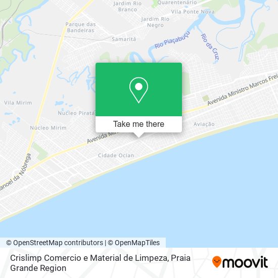 Crislimp Comercio e Material de Limpeza map
