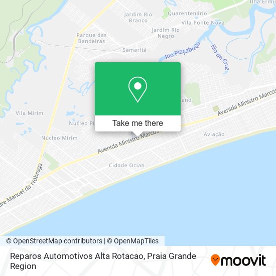 Reparos Automotivos Alta Rotacao map