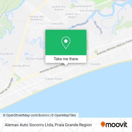 Mapa Alemao Auto Socorro Ltda