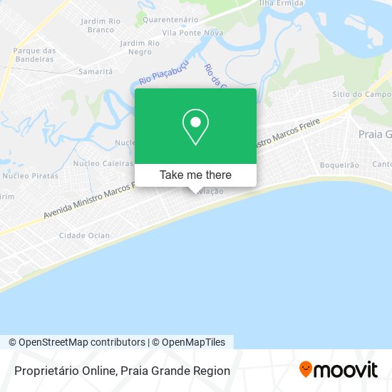 Proprietário Online map