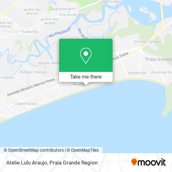 Atelie Lulu Araujo map