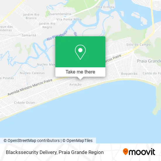 Blackssecurity Delivery map