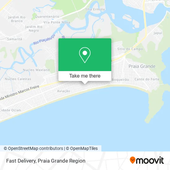 Fast Delivery map