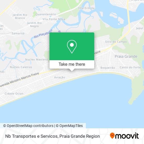 Nb Transportes e Servicos map