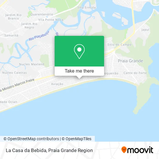 La Casa da Bebida map