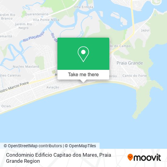 Mapa Condominio Edificio Capitao dos Mares