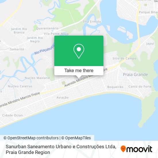 Sanurban Saneamento Urbano e Construções Ltda map