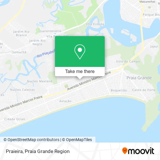 Praieira map