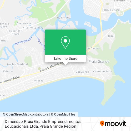 Dimensao Praia Grande Empreendimentos Educacionais Ltda map