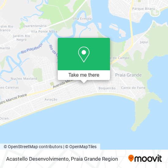 Acastello Desenvolvimento map