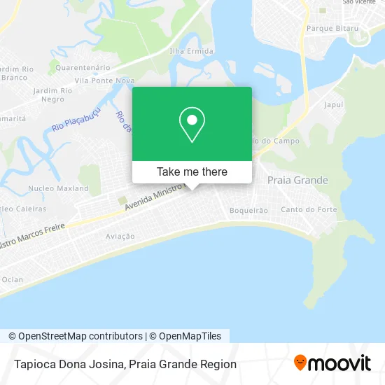 Tapioca Dona Josina map