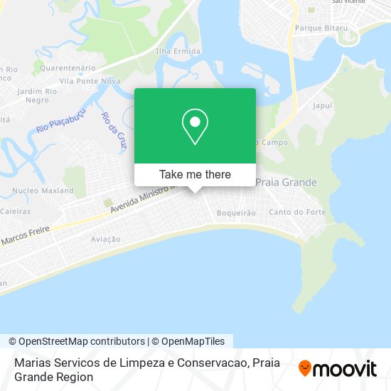 Mapa Marias Servicos de Limpeza e Conservacao