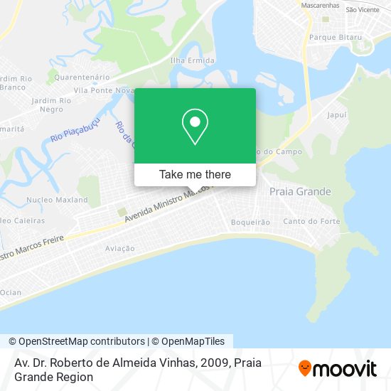 Av. Dr. Roberto de Almeida Vinhas, 2009 map