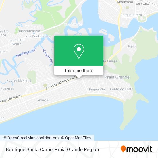 Boutique Santa Carne map