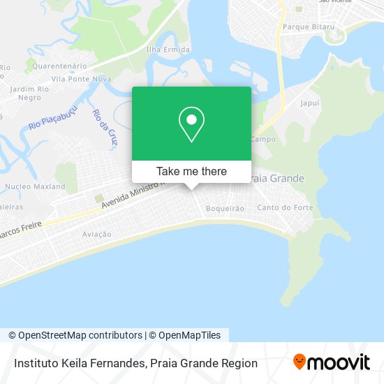 Mapa Instituto Keila Fernandes