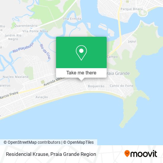 Residencial Krause map