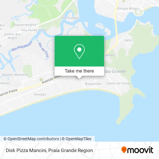 Disk Pizza Mancini map