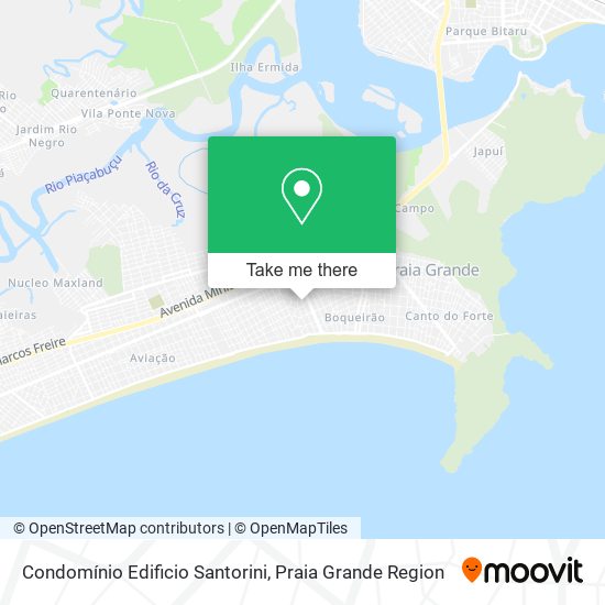 Condomínio Edificio Santorini map