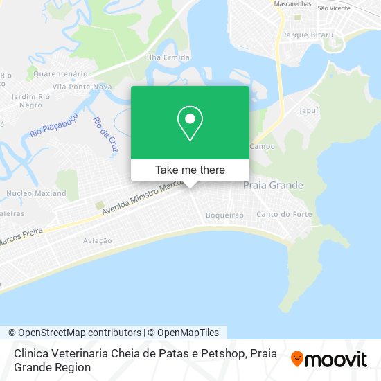 Clinica Veterinaria Cheia de Patas e Petshop map