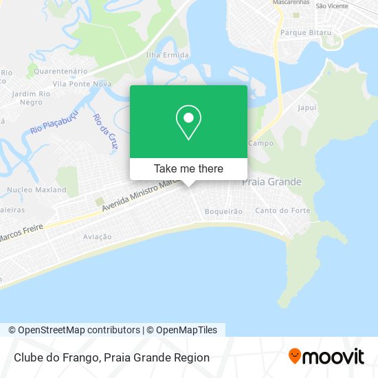 Clube do Frango map