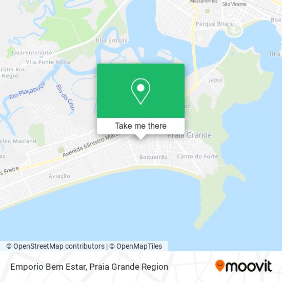 Mapa Emporio Bem Estar