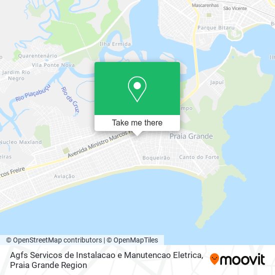Mapa Agfs Servicos de Instalacao e Manutencao Eletrica