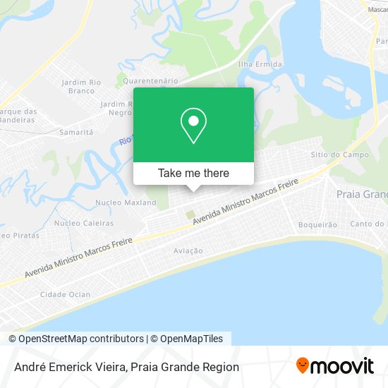 André Emerick Vieira map
