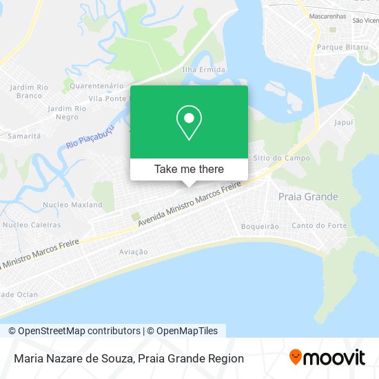 Maria Nazare de Souza map